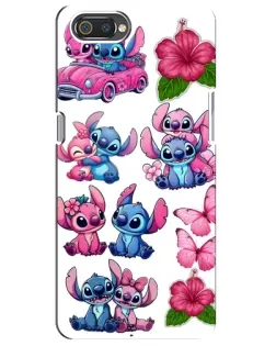 Чохол для Realme C2 з картинкою «Стікери Stitch та Angel» Чохол для Realme C2 з картинкою «Стікери Stitch та Angel»