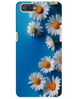 Чехол для Realme C2 с картинкой «Белоснежные маргаритки»