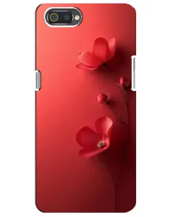 Чехол для Realme C2 с картинкой «Маковые соцветия»