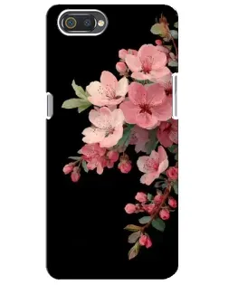 Чехол для Realme C2 с картинкой «Розовая ветка сакуры»