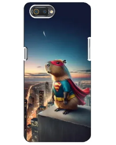 Чехол для Realme C2 с картинкой «Капи-мен супергерой»