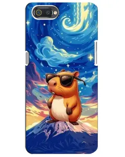 Чехол для Realme C2 с картинкой «Капибара Ван Гога»