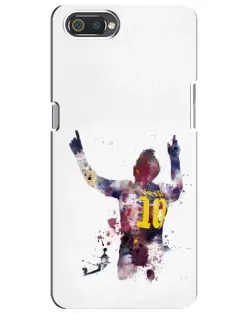 Чохол для Realme C2 з картинкою «Акварельний Мессі Барселона»