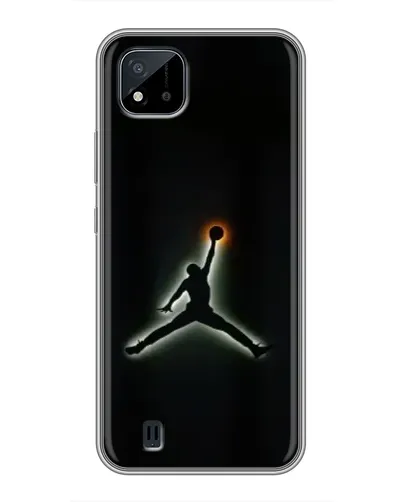 Чехол для Realme C11 (2021) / C20 с картинкой «Jordan Gradient Logo»
