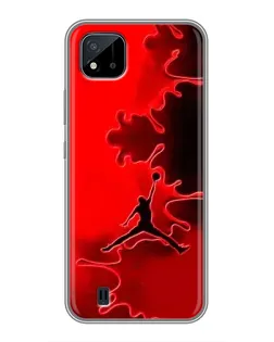 Чохол для Realme C11 (2021) / C20 з картинкою «Jordan Red Smoke» Чохол для Realme C11 (2021) / C20 з картинкою «Jordan Red Smoke»