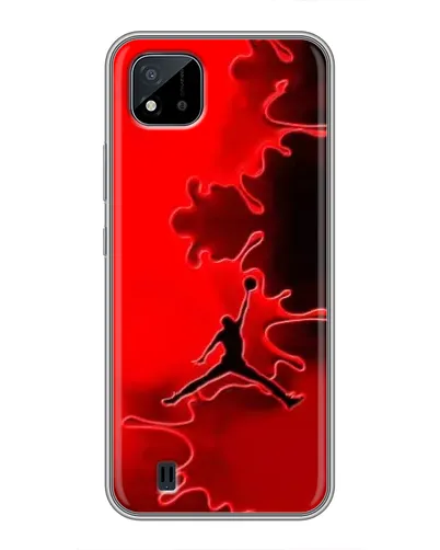 Чехол для Realme C11 (2021) / C20 с картинкой «Jordan Red Smoke»