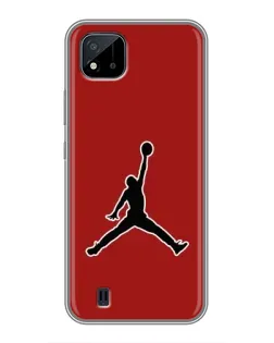 Чохол для Realme C11 (2021) / C20 з картинкою «Jordan Red Back» Чохол для Realme C11 (2021) / C20 з картинкою «Jordan Red Back»