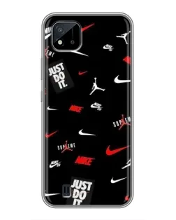 Чохол для Realme C11 (2021) / C20 з картинкою «Nike Mix Pattern» Чохол для Realme C11 (2021) / C20 з картинкою «Nike Mix Pattern»