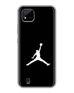 Чохол для Realme C11 (2021) / C20 з картинкою «Jordan Silhouette» Чохол для Realme C11 (2021) / C20 з картинкою «Jordan Silhouette»