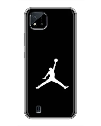Чехол для Realme C11 (2021) / C20 с картинкой «Jordan Silhouette»