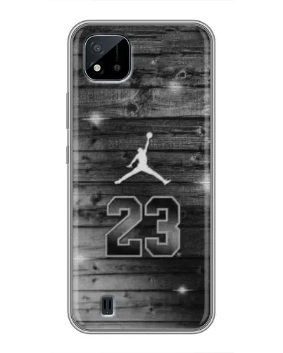 Чехол для Realme C11 (2021) / C20 с картинкой «Jordan Carbon 23»