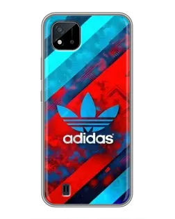 Чохол для Realme C11 (2021) / C20 з картинкою «Абстракція Adidas»