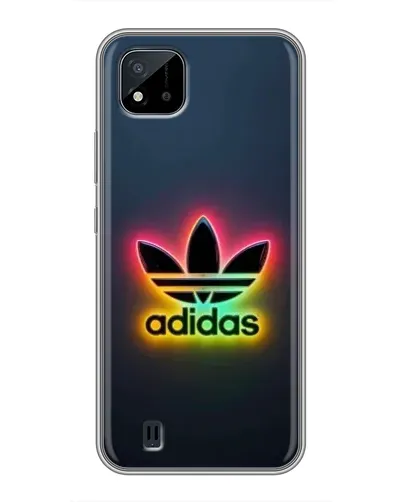 Чохол для Realme C11 (2021) / C20 з картинкою «Неоновий Adidas»