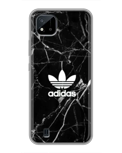 Чохол для Realme C11 (2021) / C20 з картинкою «Білий мармур Adidas»