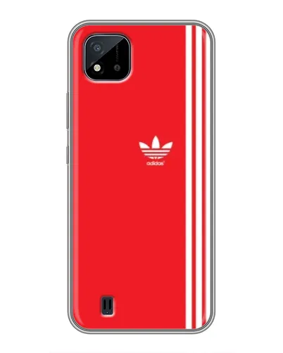 Чохол для Realme C11 (2021) / C20 з картинкою «Червоний мінімалізм Adidas»