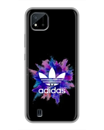Чохол для Realme C11 (2021) / C20 з картинкою «Вибух фарб Adidas»