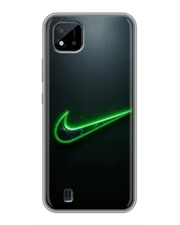 Чохол для Realme C11 (2021) / C20 з картинкою «Неоновий контур Nike» Чохол для Realme C11 (2021) / C20 з картинкою «Неоновий контур Nike»