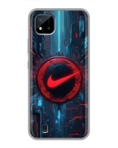 Чохол для Realme C11 (2021) / C20 з картинкою «Техногенний стиль Nike»
