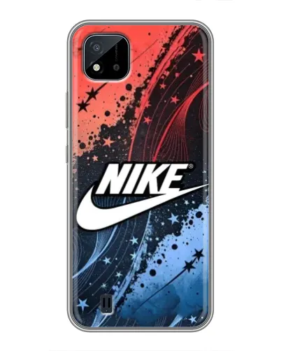 Чохол для Realme C11 (2021) / C20 з картинкою «Градієнтний принт Найк»
