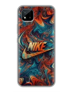 Чохол для Realme C11 (2021) / C20 з картинкою «Nike в абстракції» Чохол для Realme C11 (2021) / C20 з картинкою «Nike в абстракції»