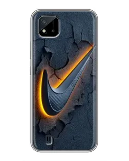 Чохол для Realme C11 (2021) / C20 з картинкою «Об'ємний логотип Найк» Чохол для Realme C11 (2021) / C20 з картинкою «Об'ємний логотип Найк»