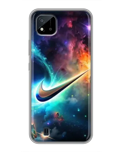 Чохол для Realme C11 (2021) / C20 з картинкою «Космічний Nike Swoosh»