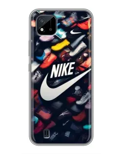 Чохол для Realme C11 (2021) / C20 з картинкою «Колекція кросівок Nike» Чохол для Realme C11 (2021) / C20 з картинкою «Колекція кросівок Nike»