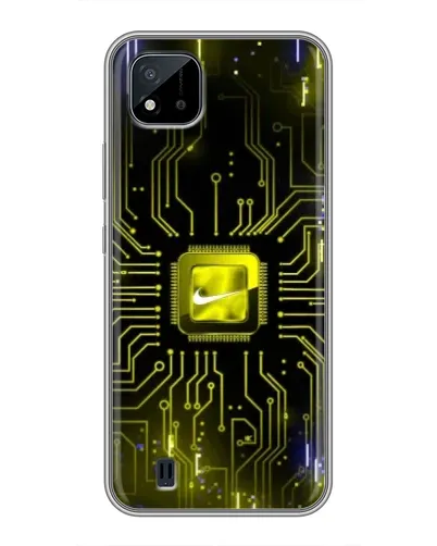 Чохол для Realme C11 (2021) / C20 з картинкою «Nike — золота іскра»