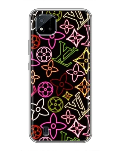 Чехол для Realme C11 (2021) / C20 с картинкой «Неоновый микс Nike» Чехол для Realme C11 (2021) / C20 с картинкой «Неоновый микс Nike»