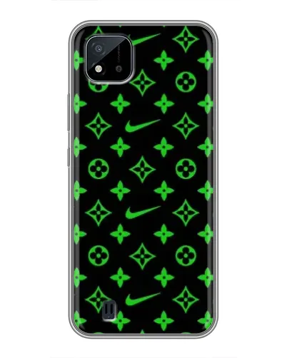 Чехол для Realme C11 (2021) / C20 с картинкой «Неоновый принт LV» Чехол для Realme C11 (2021) / C20 с картинкой «Неоновый принт LV»