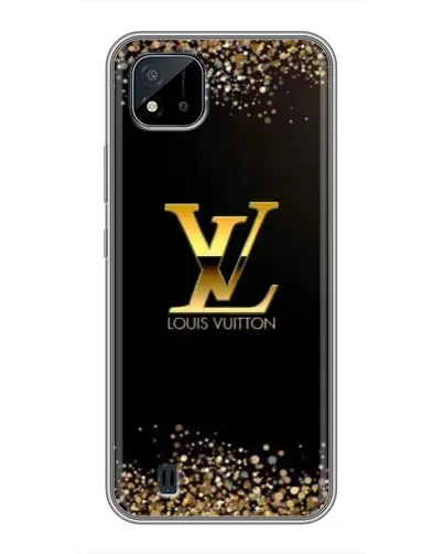 Чехол для Realme C11 (2021) / C20 с картинкой «LV — золотые искры» Чехол для Realme C11 (2021) / C20 с картинкой «LV — золотые искры»