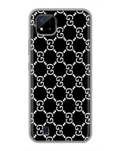 Чехол для Realme C11 (2021) / C20 с картинкой «Gucci — сетчатый паттерн»
