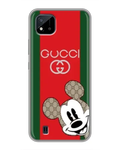 Чехол для Realme C11 (2021) / C20 с картинкой «Gucci — полосы и Микки»