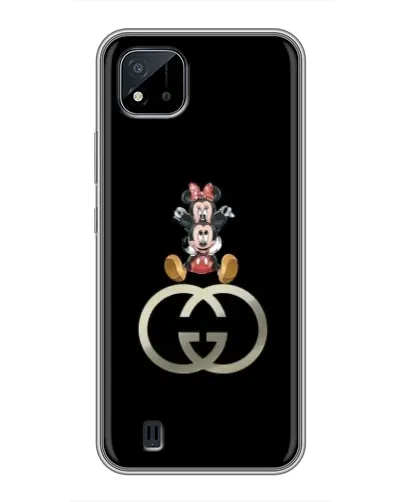 Чехол для Realme C11 (2021) / C20 с картинкой «Минни Маус на лого»