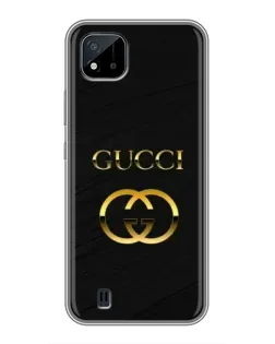 Чохол для Realme C11 (2021) / C20 з картинкою «Золотий логотип Gucci» Чохол для Realme C11 (2021) / C20 з картинкою «Золотий логотип Gucci»