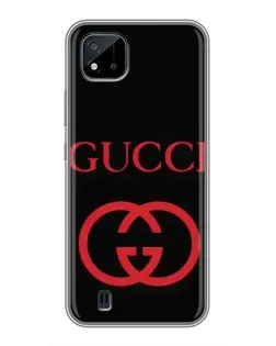 Чохол для Realme C11 (2021) / C20 з картинкою «Gucci — червоний логотип» Чохол для Realme C11 (2021) / C20 з картинкою «Gucci — червоний логотип»