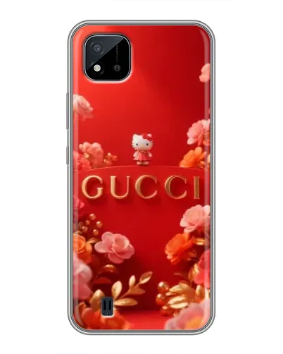 Чехол для Realme C11 (2021) / C20 с картинкой «Gucci — золотой сад»