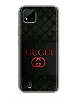 Чохол для Realme C11 (2021) / C20 з картинкою «Gucci — стьобаний чорний» Чохол для Realme C11 (2021) / C20 з картинкою «Gucci — стьобаний чорний»