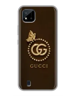 Чохол для Realme C11 (2021) / C20 з картинкою «Gucci — золотий метелик» Чохол для Realme C11 (2021) / C20 з картинкою «Gucci — золотий метелик»