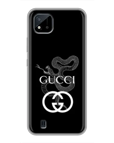 Чехол для Realme C11 (2021) / C20 с картинкой «Gucci — серебряная змея»