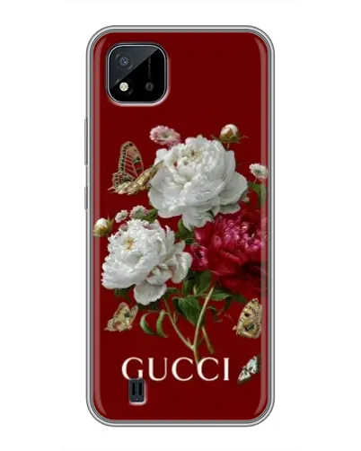Чехол для Realme C11 (2021) / C20 с картинкой «Gucci —  сад»