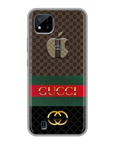Чехол для Realme C11 (2021) / C20 с картинкой «Gucci — брендированный десерт»
