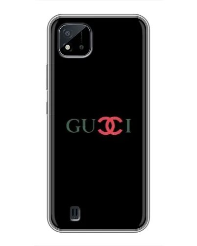 Чехол для Realme C11 (2021) / C20 с картинкой «Gucci — красный градиент»