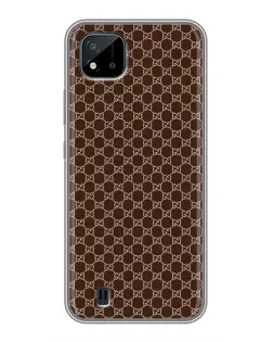 Чохол для Realme C11 (2021) / C20 з картинкою «Gucci — шоколадна сітка» Чохол для Realme C11 (2021) / C20 з картинкою «Gucci — шоколадна сітка»