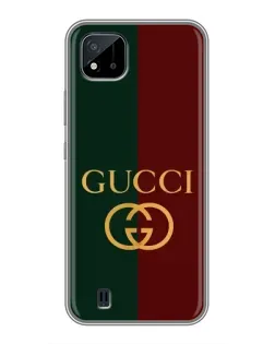 Чохол для Realme C11 (2021) / C20 з картинкою «Gucci — темно-зелений градієнт» Чохол для Realme C11 (2021) / C20 з картинкою «Gucci — темно-зелений градієнт»