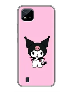 Чехол для Realme C11 (2021) / C20 с картинкой «Kuromi — розовая нежность»