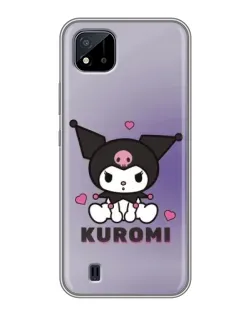 Чехол для Realme C11 (2021) / C20 с картинкой «Kuromi — фиолетовый арт»
