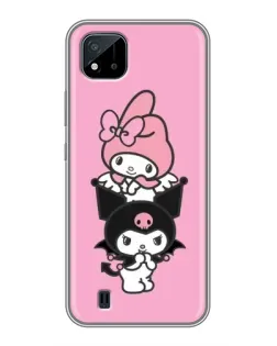 Чехол для Realme C11 (2021) / C20 с картинкой «My Melody и Kuromi»
