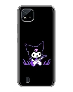 Чехол для Realme C11 (2021) / C20 с картинкой «Электрическая Kuromi»