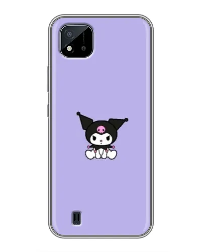 Чехол для Realme C11 (2021) / C20 с картинкой «Kuromi — фиолетовый минимализм» Чехол для Realme C11 (2021) / C20 с картинкой «Kuromi — фиолетовый минимализм»